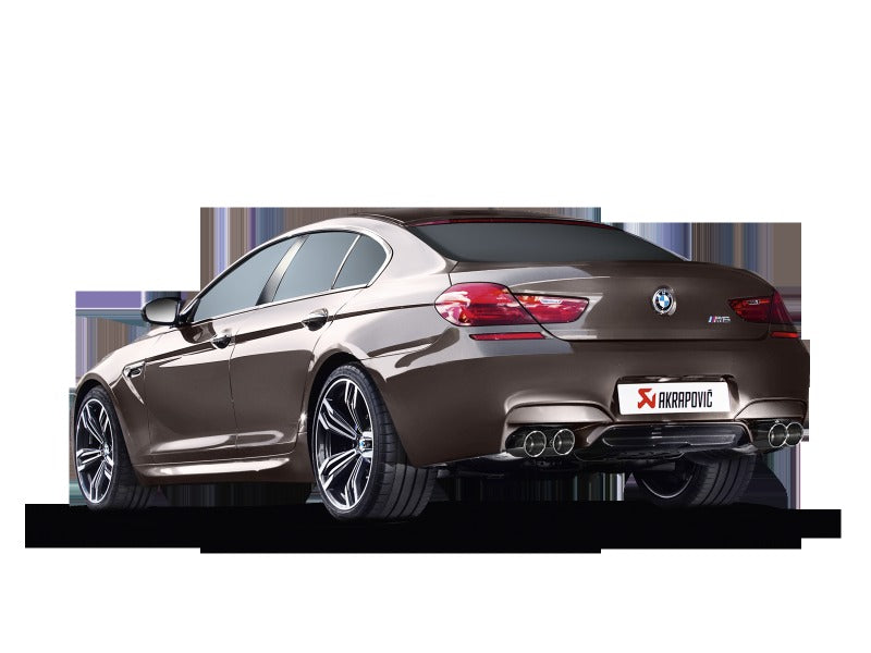 Akrapovic Evolution Line Cat Back Titanium (Requires Tips) for 2013-2017 BMW M6 Gran Coupe (F06) - ME-BM/T/6H