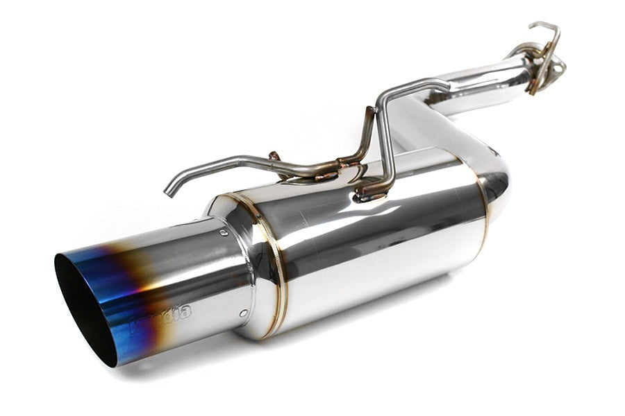 Invidia N1 Single Exit Cat Back Exhaust - Titanium Tip - 2008-2014 Subaru WRX Hatchback