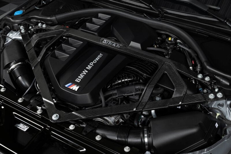 Dinan 21-27 BMW M2/M3/M4 (G80/G82/G83/G87) Gloss Carbon Fiber Strut Tower Brace - Front