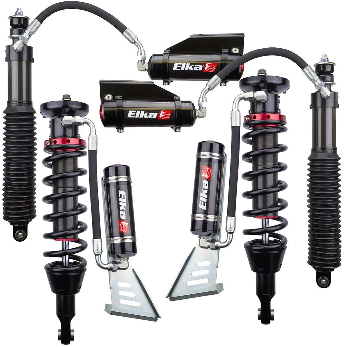 03-09 4Runner Elka 2.5 RESERVOIR FRONT & REAR SHOCKS KIT 90155