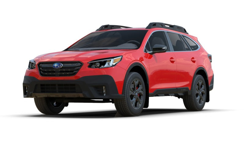 Rally Armor UR Mud Flap w/Red Logo - Black - 2020-2024 Subaru Outback