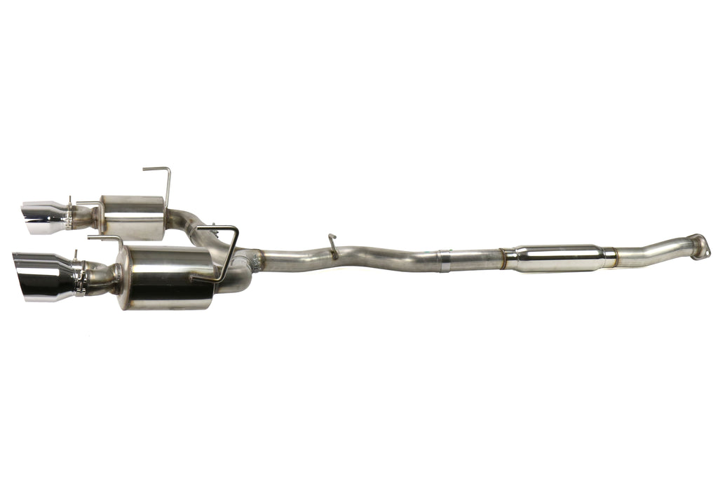 AWE Touring Edition Cat-Back Exhaust (Chrome Silver Quad Tips) - 2015-2021 Subaru WRX / STI