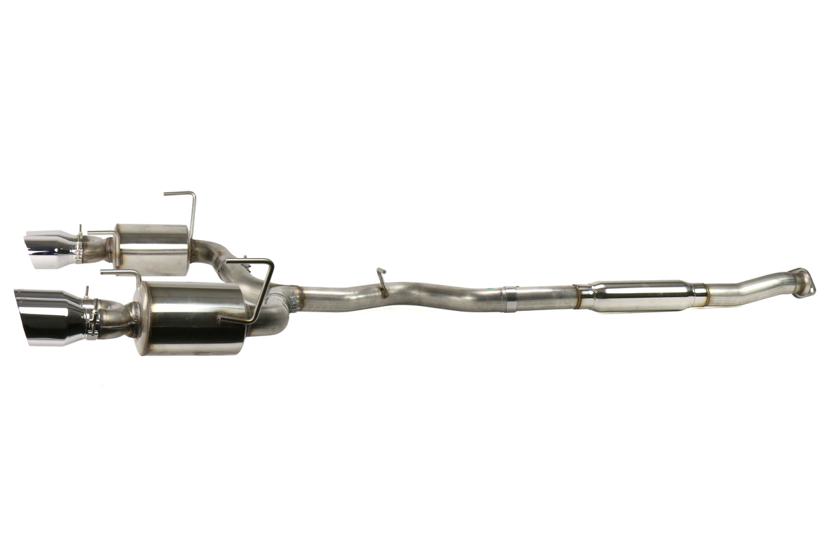 AWE Touring Edition Cat-Back Exhaust (Chrome Silver Quad Tips) - 2015-2021 Subaru WRX / STI