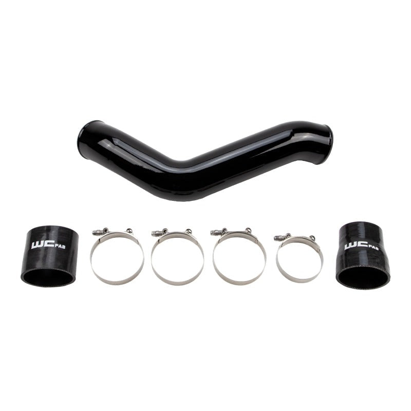 Wehrli 19-24 Cummins 6.7L Driver Side 3.5in Intercooler Pipe - Gloss Black