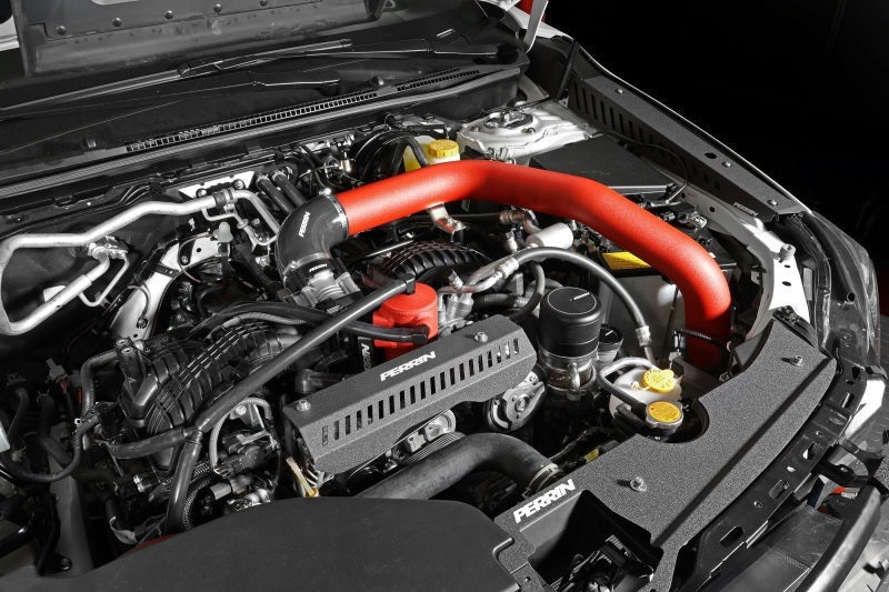 PERRIN Front Mount Intercooler Kit (Red Tubes & Black Core) - 2022-2026 Subaru WRX