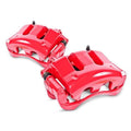 Power Stop Red Calipers w/Brackets Pair - Rear - 2010-2014 Subaru Legacy