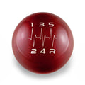 Billetworkz Weighted Shift Knob - Heartbeat Engraving - Subaru 5-Speed