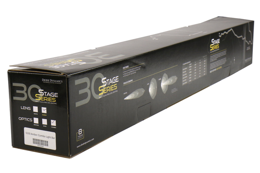 Diode Dynamics SS30 Amber Combo LED Light Bar Stage Series - 2016-2018 Subaru Forester