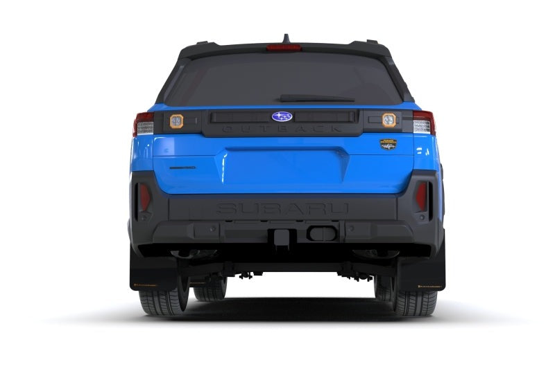 Rally Armor UR Mud Flap w/Orange Logo - Black - 2026 Subaru Outback