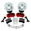 Baer Brakes 20-25 Jeep Gladiator 13.5in 6T Front SZ Brake Kit - Fire Red