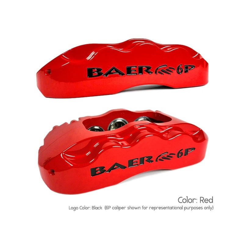 Baer Brakes 65-66 Ford Mustang 13in SS4+ Rear SDZ Brake Kit - Red