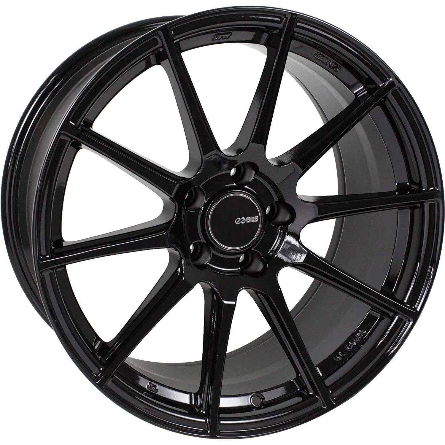 Enkei TS10 Black 18x8.5 +35 5x114.3 (Single Wheel) - 2015-2024 Subaru WRX / 2015-2021 STI / 2019-2024 Forester