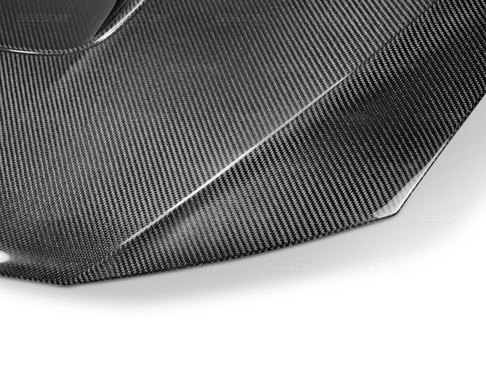 Seibon Carbon Fiber OE Style Hood - 2008-2014 Subaru WRX / STI