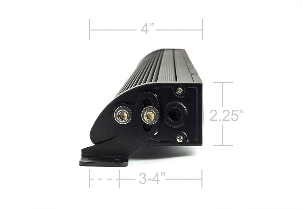43" DUAL FUNCTION Light Bar Kit complete with CRL Roof Rack Brackets