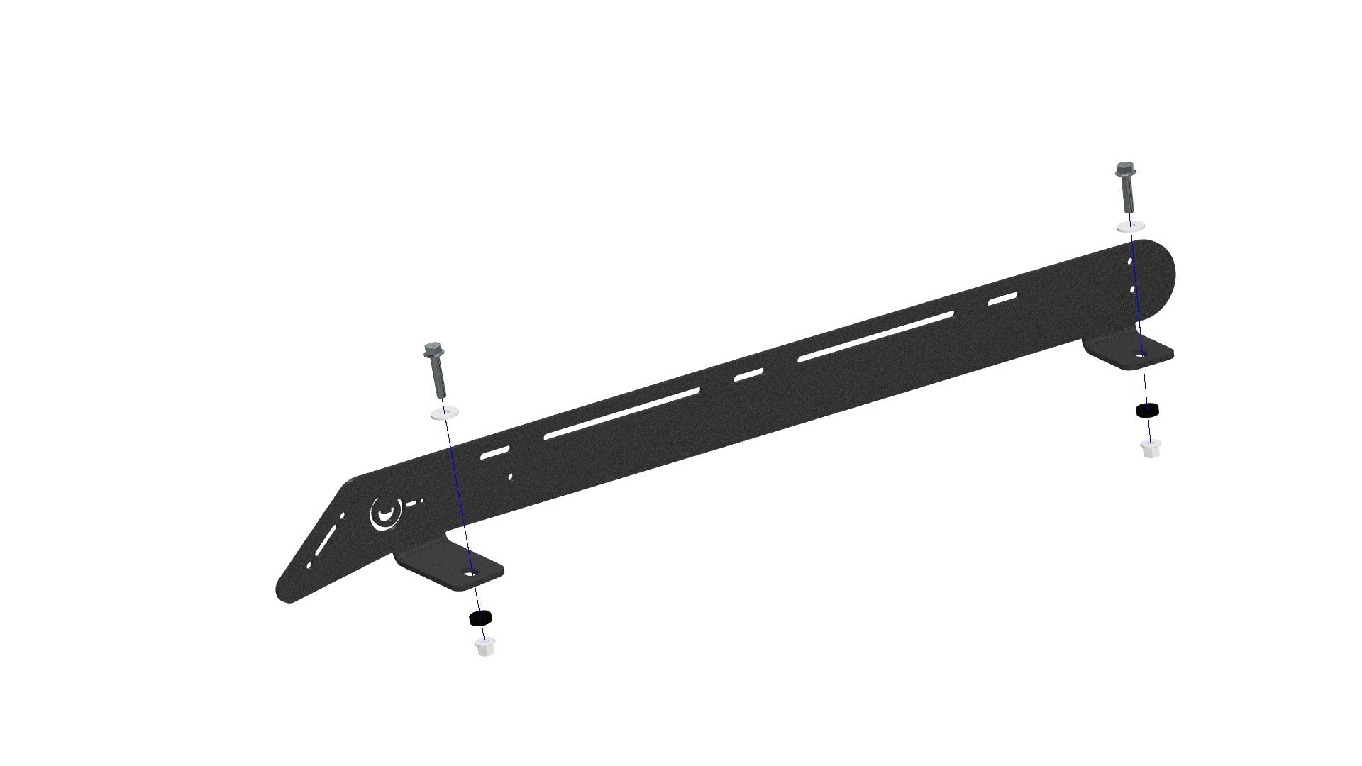 Polaris RZR XP 1000/900 2 Seat Roof Rack Cutout for 30 Inch Light Bar Prinsu