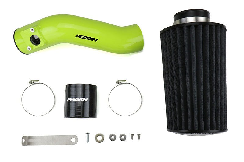 PERRIN Cold Air Intake Neon Yellow - 2018-2021 Subaru STI