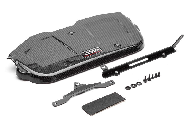 Cobb Redline Carbon Fiber Engine Cover - Gloss Finish - 2015-2021 Subaru WRX