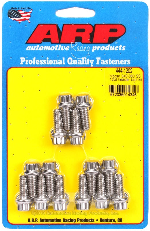 ARP Mopar 340-360 SS 12pt Header Bolt Kit
