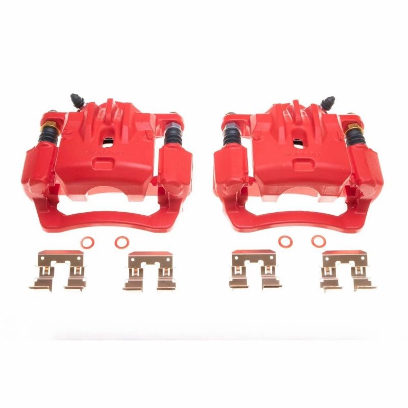 PowerStop Red Rear Calipers (Pair) - 2016-2018 Subaru Crosstrek