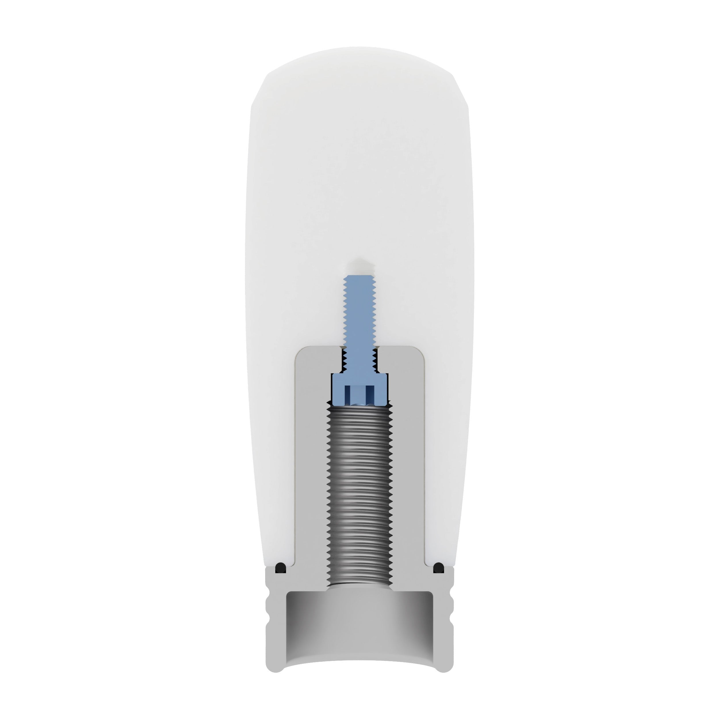 Overtake ModKnob Weighted Delrin Shift Knob (Tall White) - MT Subaru Models