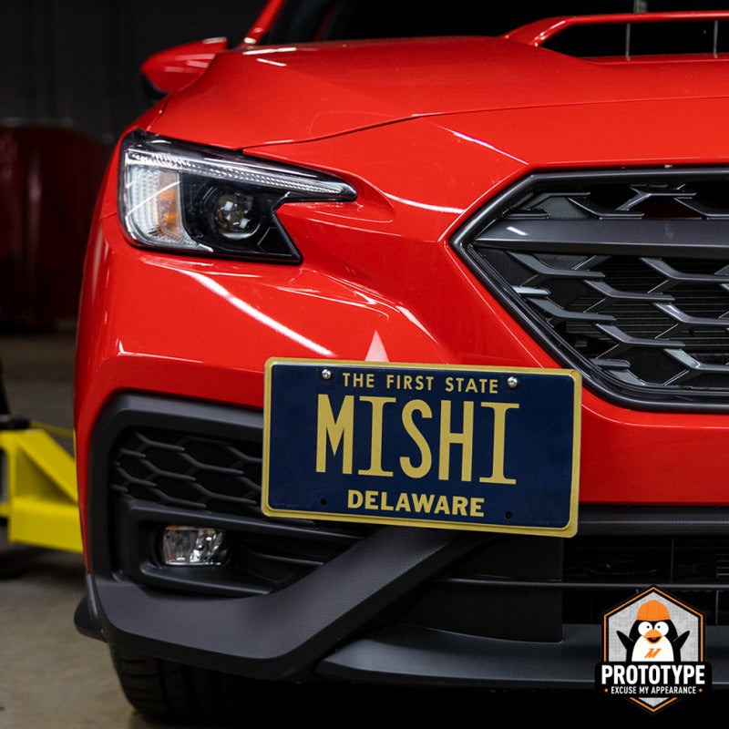 Mishimoto License Plate Relocation Kit - 2022-2026 Subaru WRX