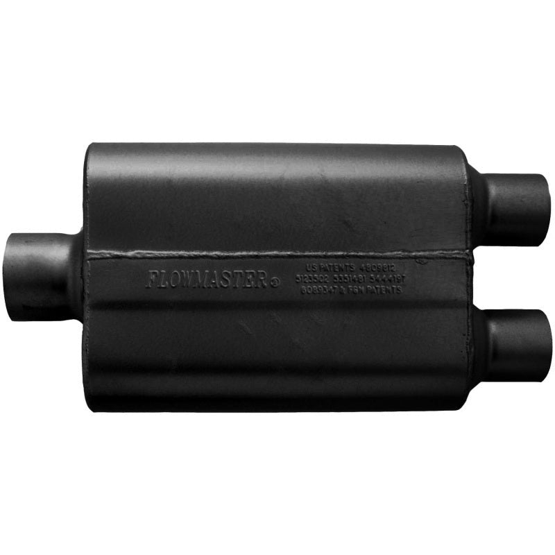 Flowmaster 40 Series Delta Flow 3-Inch Center Inlet / Dual 2.5-Inch Outlets Muffler - 9430402