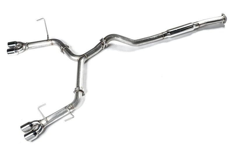 ETS Cat-Back Exhaust System No Muffler Resonated Polished Tips - 2022-2024 Subaru WRX
