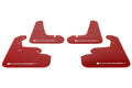 Rally Armor UR Mudflaps Red Urethane White Logo - 2017-2021 Subaru Impreza