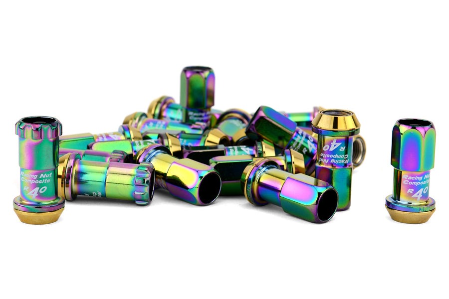 Project Kics R40 16+4 Piece Neo Chrome 12x1.25 Lug Nuts