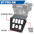 Rugged Radios Polaris RZR PRO XP/Turbo R/PRO R Dash Mount Radio and Intercom - Switch Pros 8