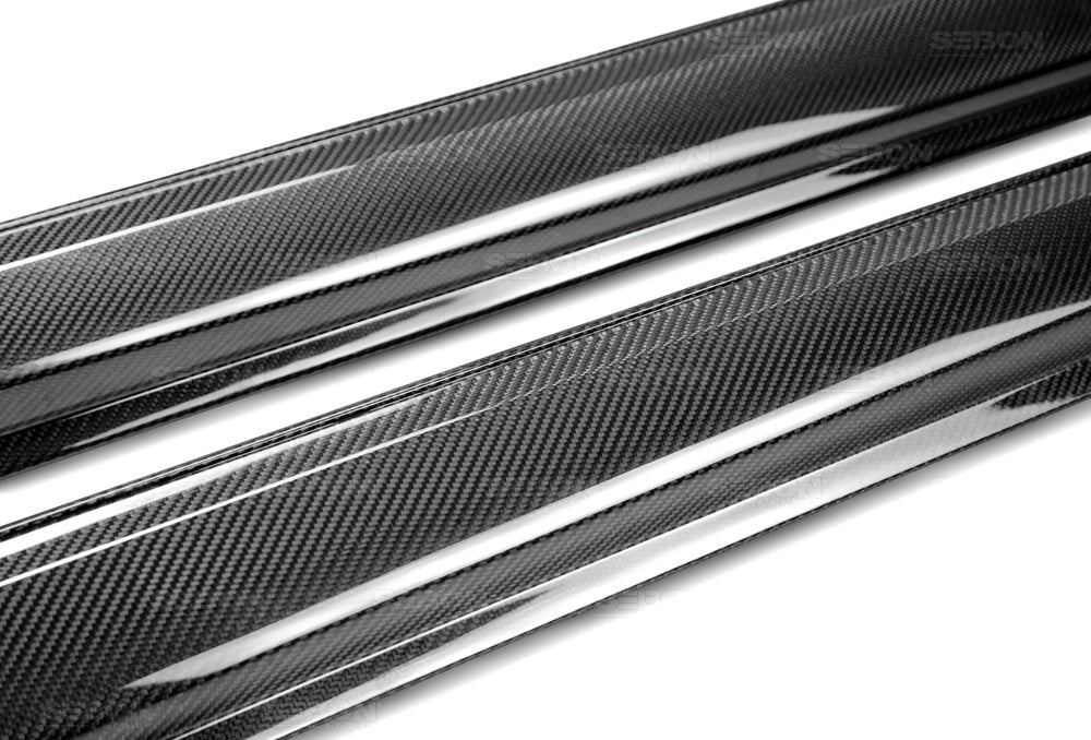 Seibon Carbon Fiber OE Side Skirts - 2015-2021 Subaru WRX / STI