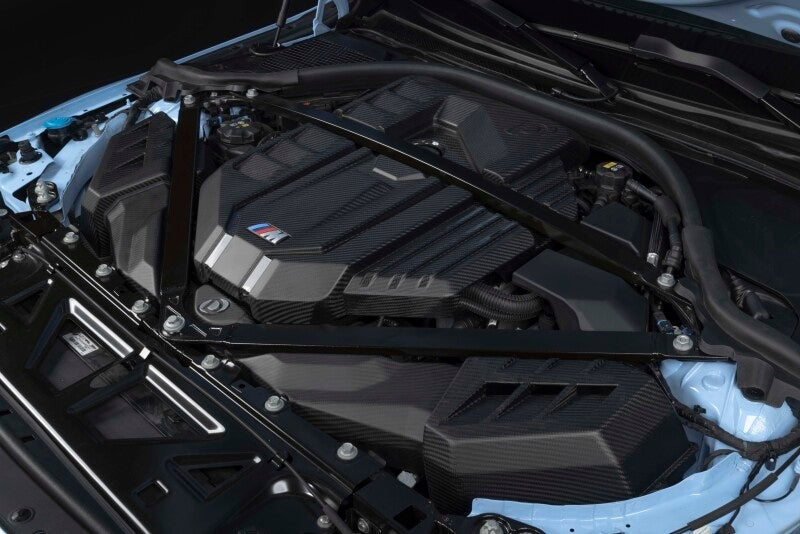 Dinan 21-27 BMW M2/M3/M4 (G80/G82/G87) Matte Carbon Fiber Engine Cover w/Gloss Accents
