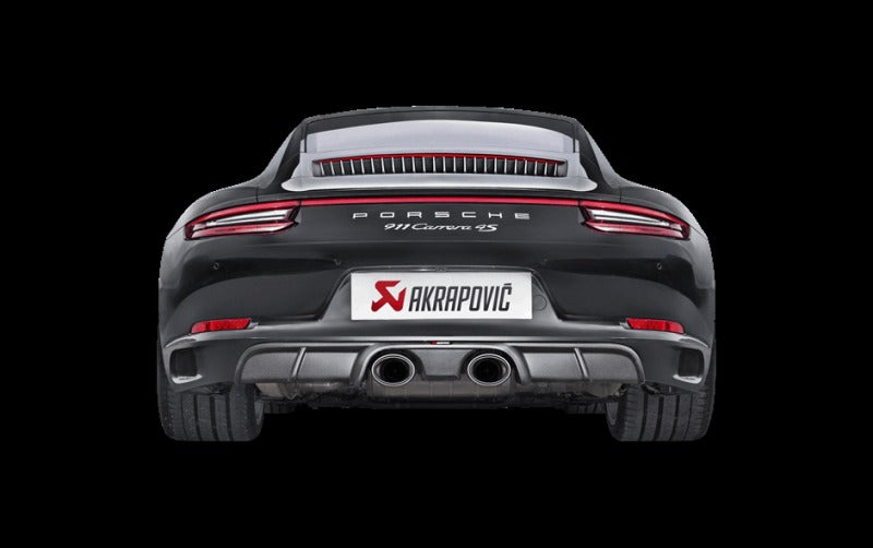 Akrapovic Rear Carbon Fiber Diffuser Matte for 2016-2017 Porsche 911 Carrera S/4/4S/GTS (991.2) - DI-PO/CA/3