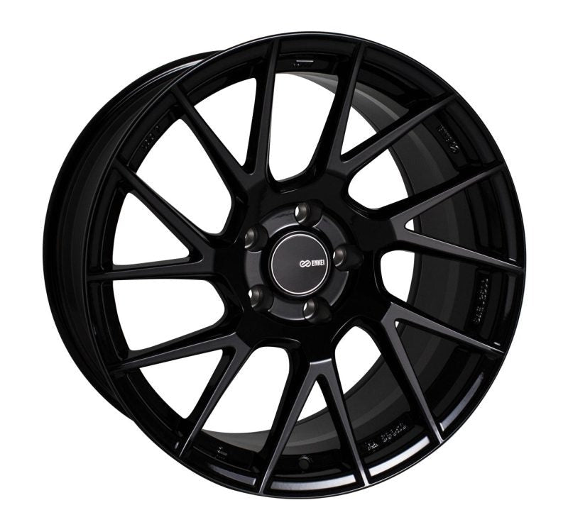 Enkei TM7 17x9 5x114.3 35mm Offset 72.60 Bore Black Wheel - 2005-2007 Subaru STI