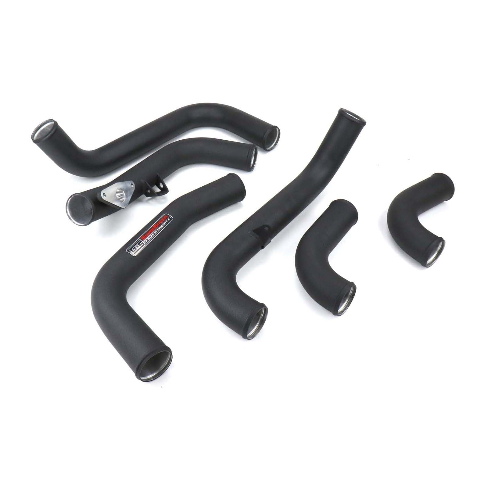 GrimmSpeed Front Mount Intercooler Piping Kit Black - 2008-2014 Subaru STI
