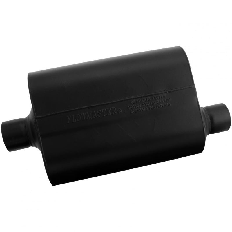 Flowmaster Super 40 Series 2.5-Inch Center Inlet/Offset Outlet Muffler - 952547