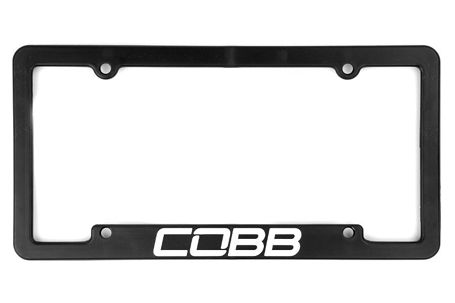 New Cobb Black License Plate Frame - Universal