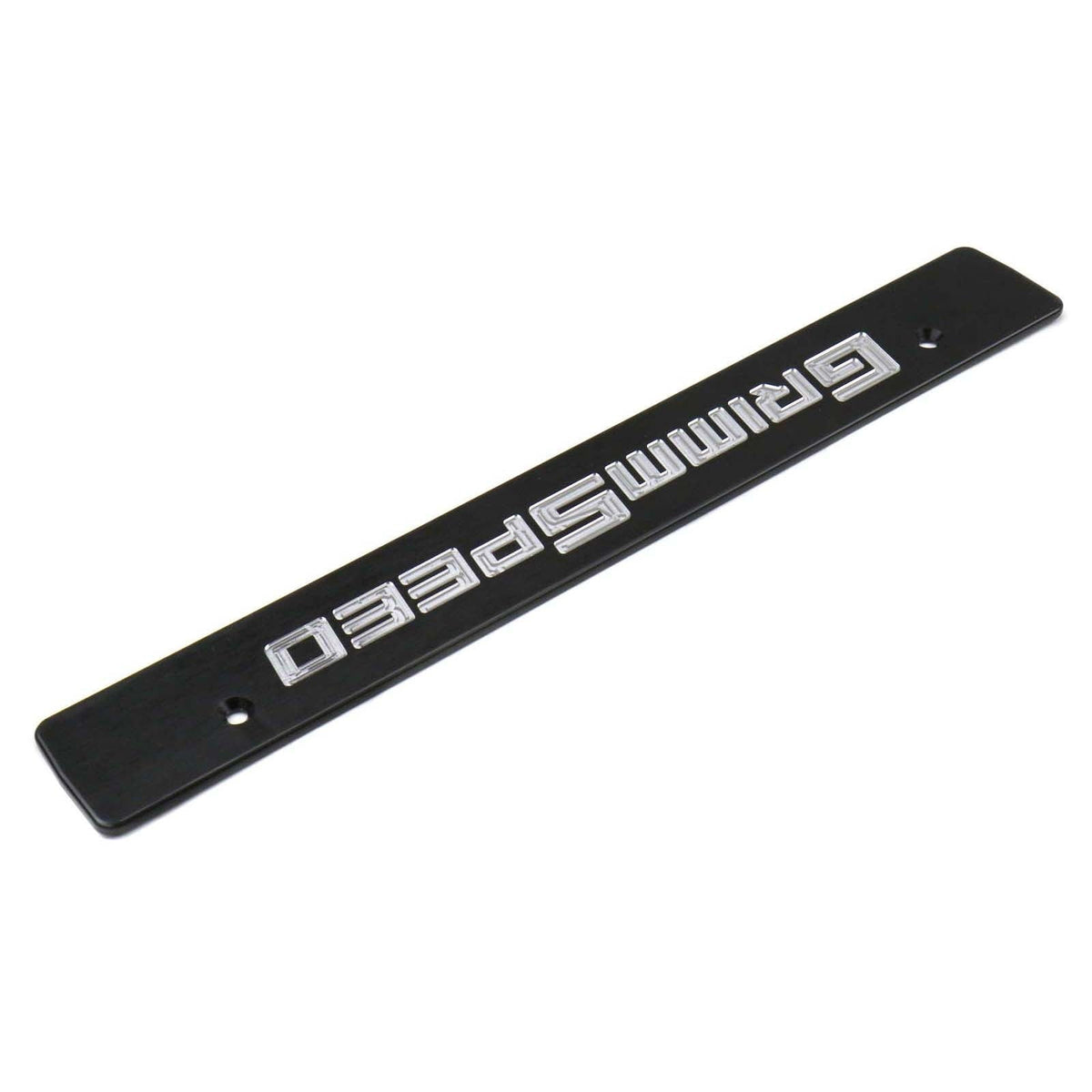 GrimmSpeed License Plate Delete Black/Silver - 2015-2021 Subaru WRX/STI