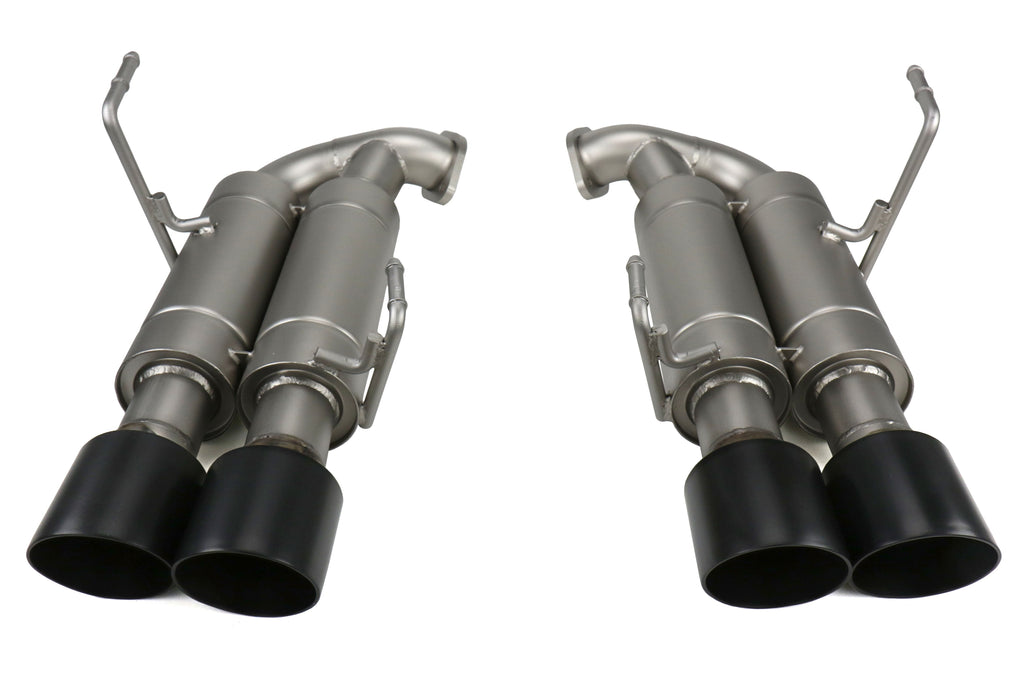 cp-e Austenite Axle Back Exhaust w/ Black Tips - 2015-2021 Subaru WRX / STI