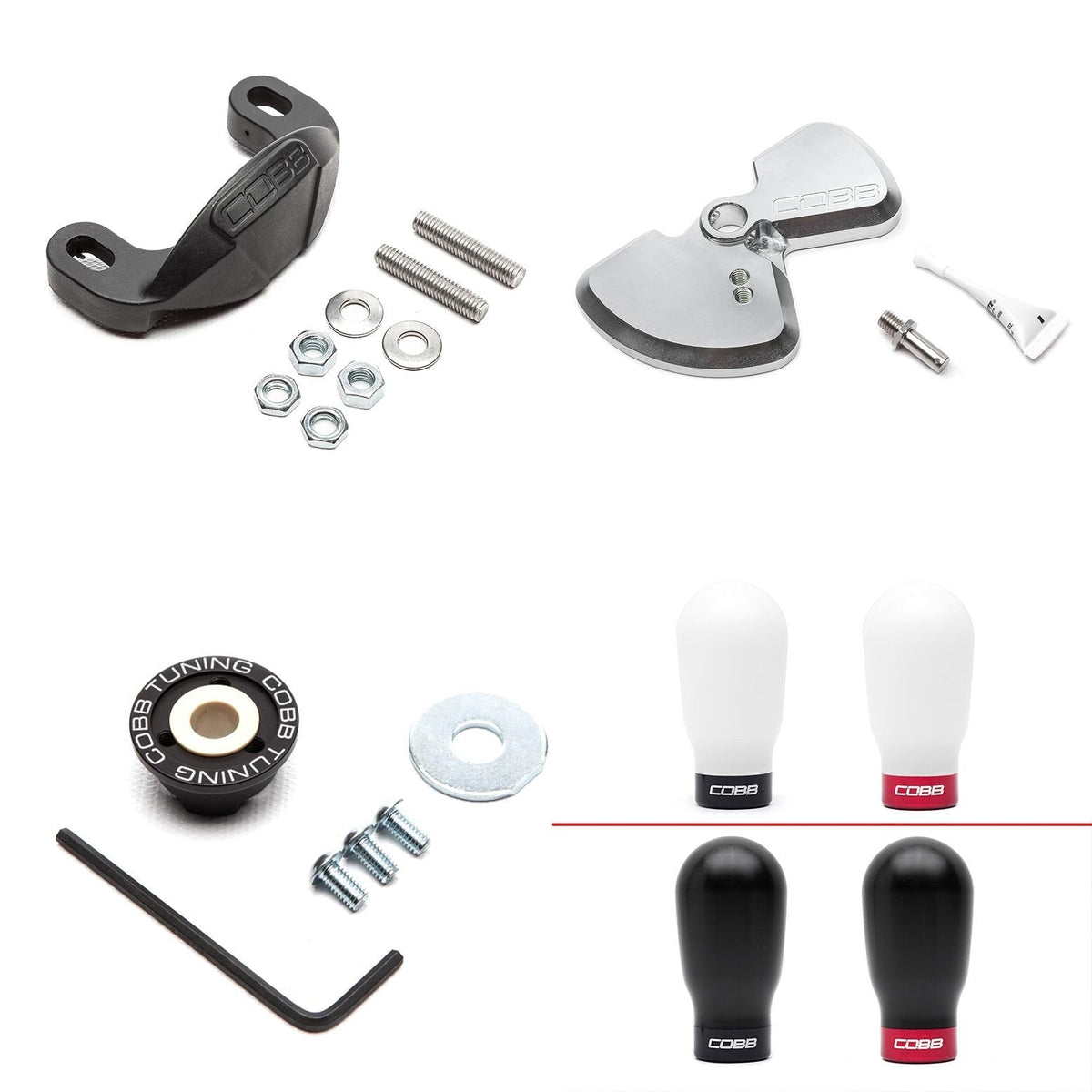 Cobb Stage 1+ Drivetrain Package (Tall Weighted Shift Knob) - 2015-2026 Subaru WRX