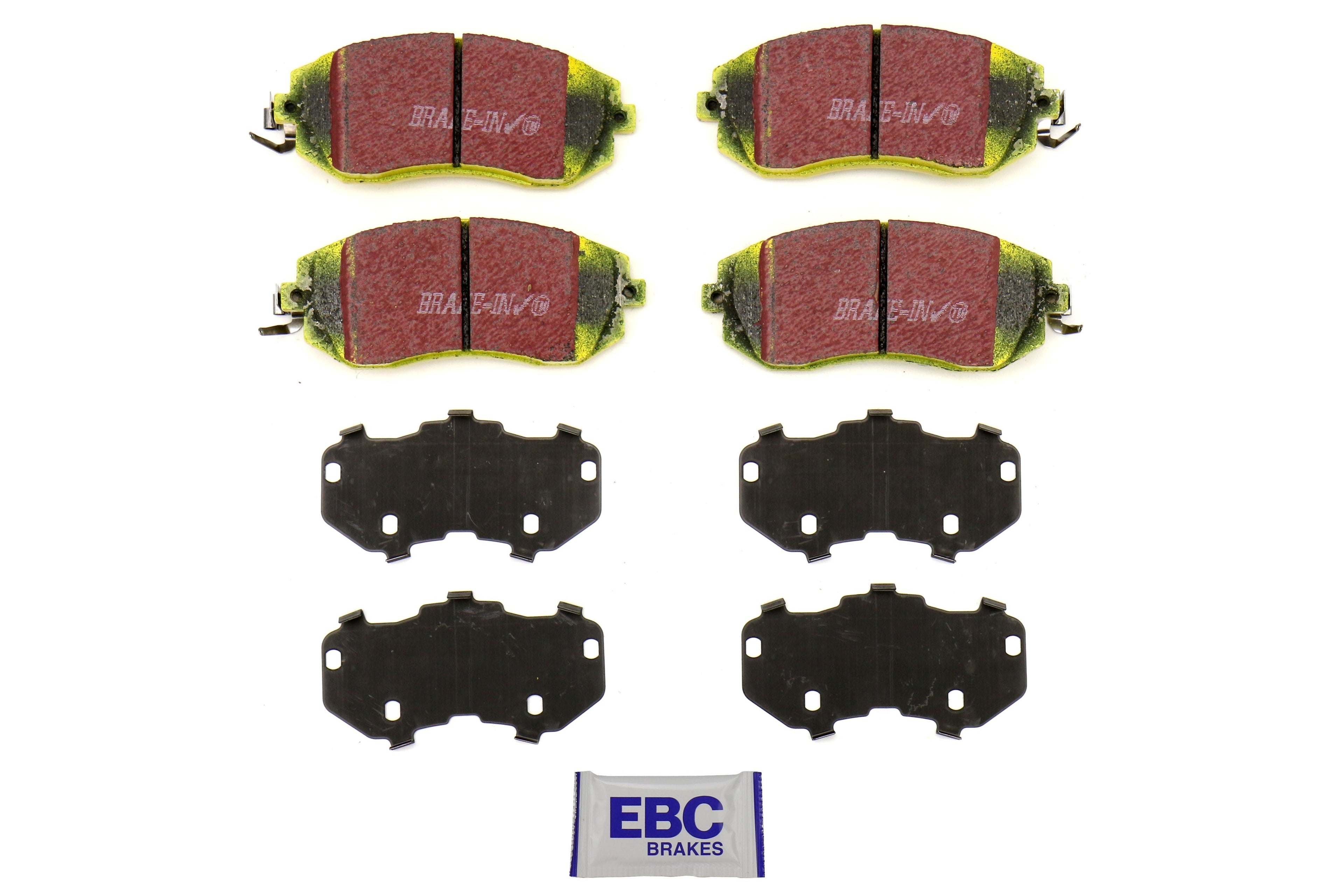 EBC Brakes Yellowstuff Street And Track Front Brake Pads - 2011-2014 Subaru WRX / 2013-2020 BRZ / FR-S / GT86