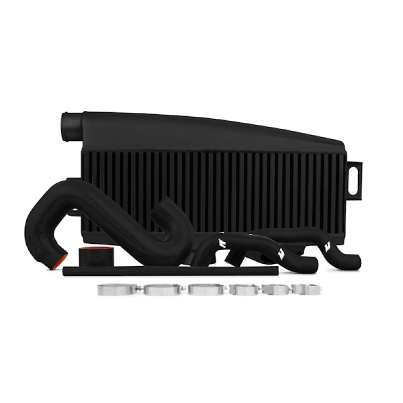 Mishimoto Subaru Top-Mount Intercooler Kit, Powder Coated Black & Black Hoses - 2002-2007 Subaru WRX / 2004-2007 STI