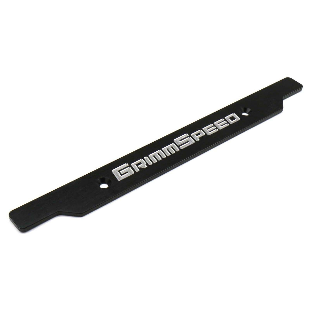 GrimmSpeed License Plate Delete Black/Silver - 2002-2005 Subaru WRX/STI