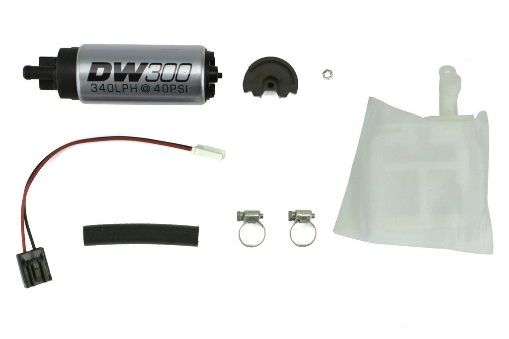 DeatschWerks DW300 Series Fuel Pump w/ Install Kit - 2002-2007 Subaru WRX / STI
