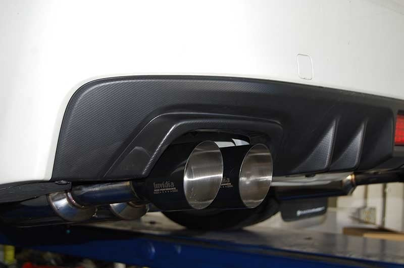 Invidia Gemini R400 Single Layer Cat Back Exhaust w/ Black Tips - 2015-2021 Subaru WRX / STI
