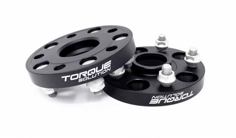 Torque Solution Forged Aluminum Wheel Spacers 5x114.3 25mm Pair - 2005-2021 Subaru STI / 2015-2021 WRX / 2019-2024 Forester / 2014-2024 Outback