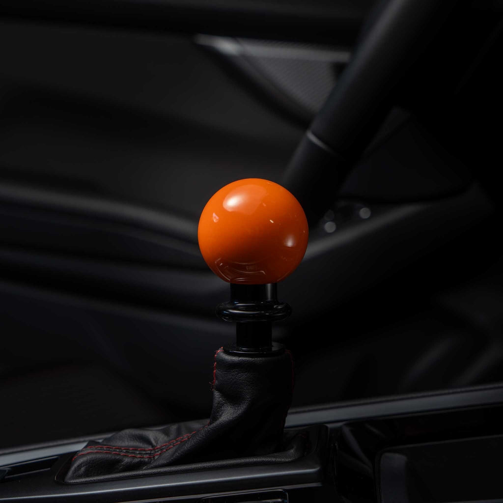 Billetworkz Automatic Shifter - Gloss Orange - Fits Subaru CVT: WRX (2022+), Crosstrek (2024+), Forester (2025+), Impreza (2024+), Legacy/Outback (2015+)