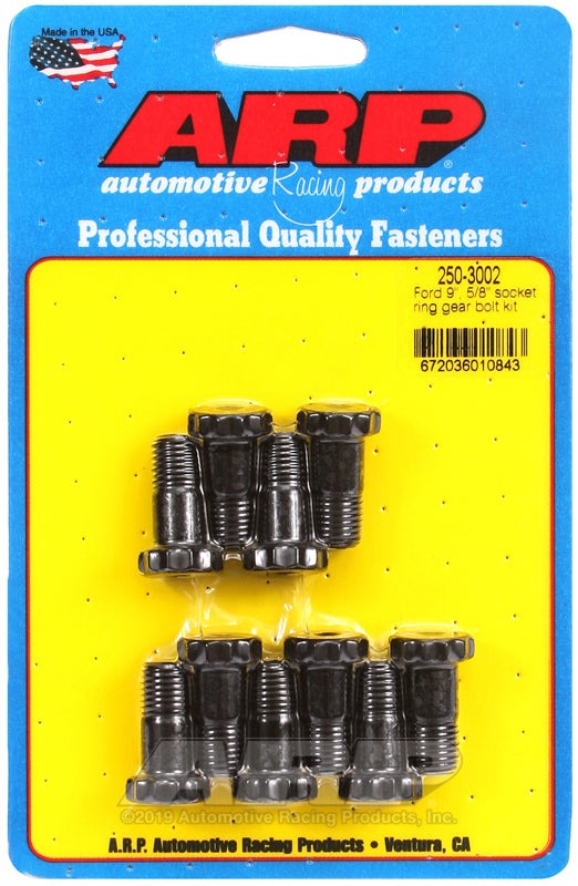 ARP Ford 9in 7/16in Dia 5/8in Socket Ring Gear Bolt Kit