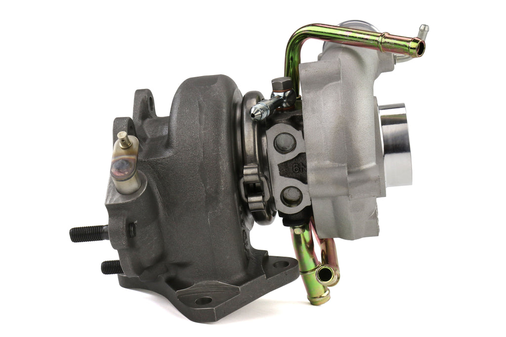 Forced Performance FP BLUE Turbocharger Subaru STI 58mm 8cm EWG w/ Oil Feed Line - 2002-2007 Subaru WRX / 2004-2021 Subaru STI