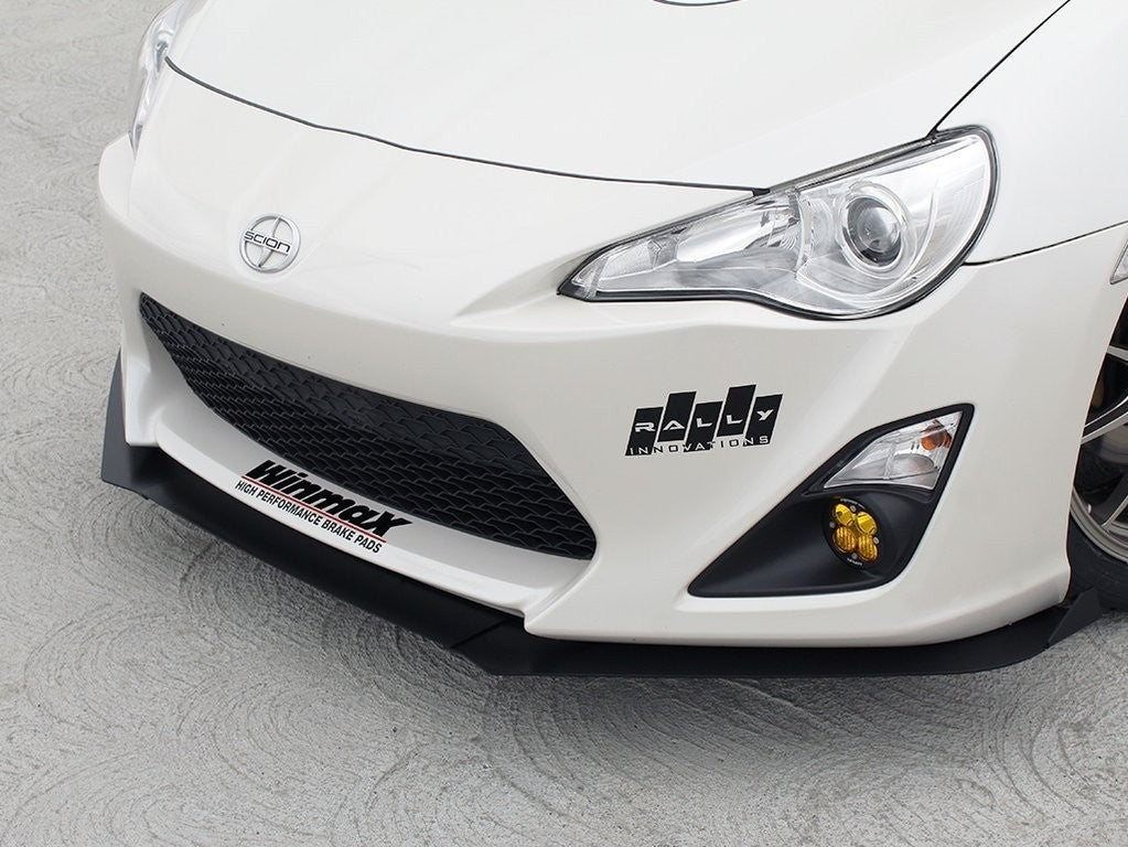 Rally Innovations 3-Piece Front Splitter - 2013-2021 Scion FR-S / Subaru BRZ / Toyota 86